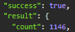 Json response count equals 1146