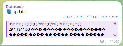 Message where some of the letters are not valid unicode codepoints